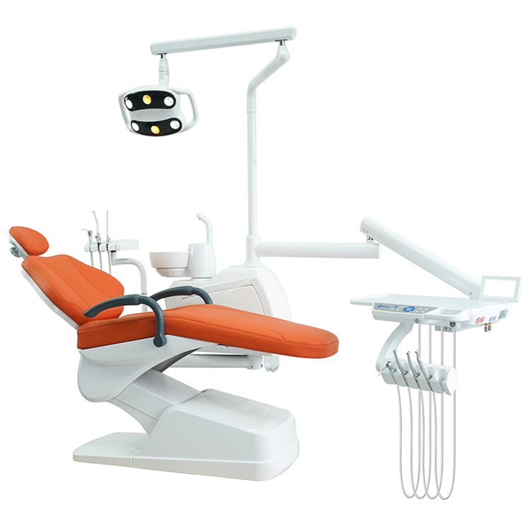 Sillón dental MKT-300 (2025) de cuero auténtico